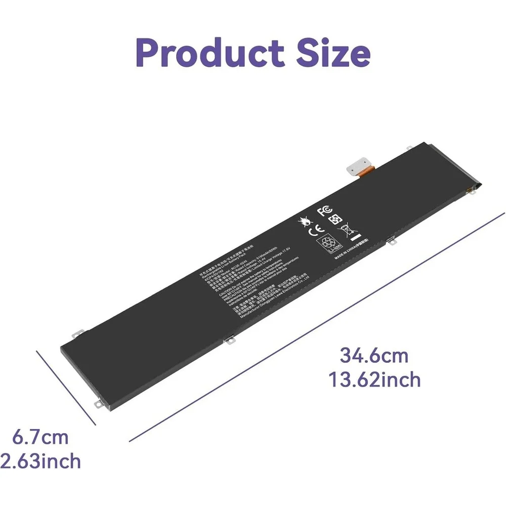 RC30-0248 Battery for Razer Blade 15 Advanced‎ 2018–2021 80Wh 4ICP4/55/162